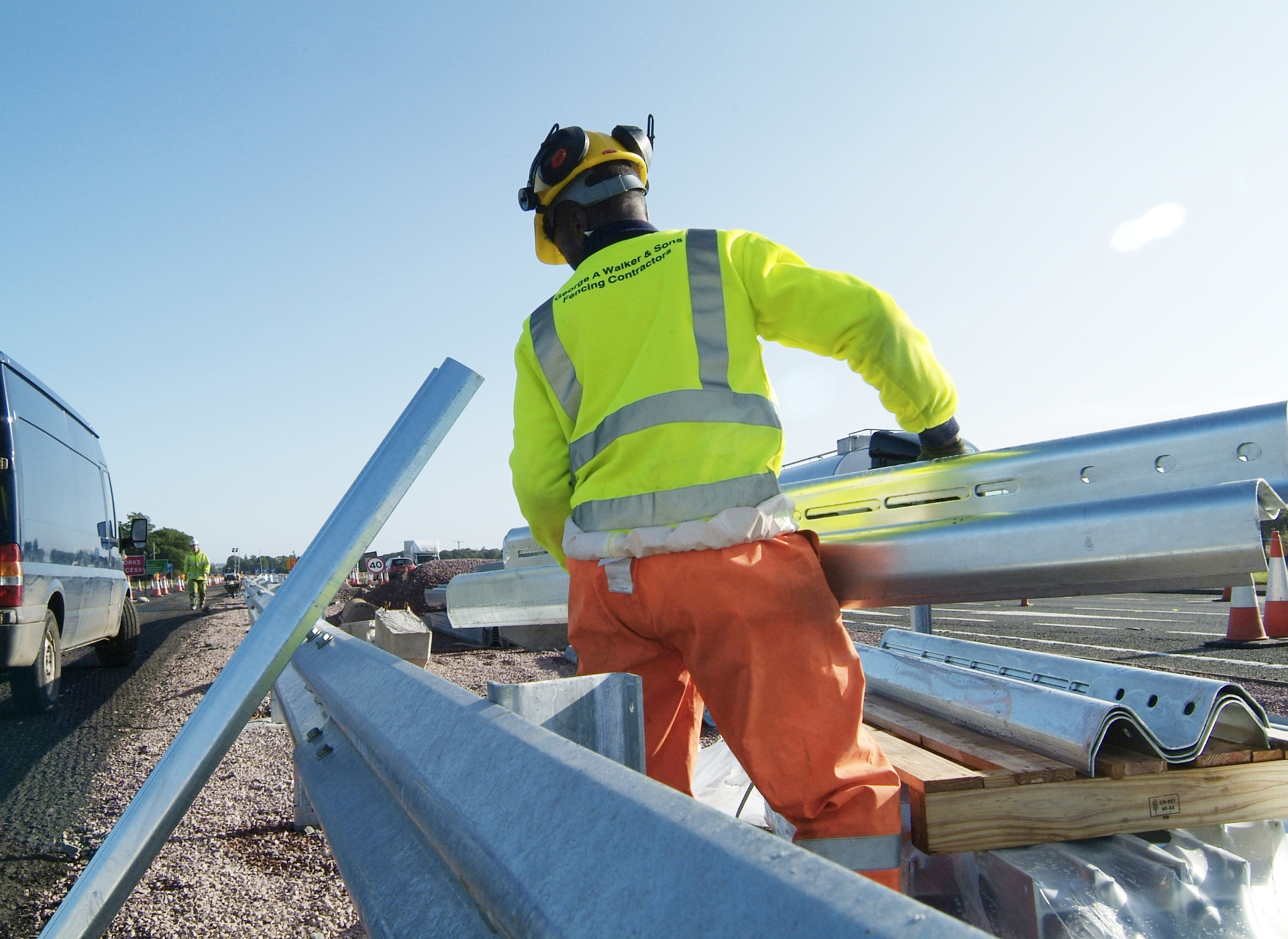 SAFETY BARRIER UPGRADES ON THE A702 BACKSHIELS SOUTH OF CANDYMILL BEND