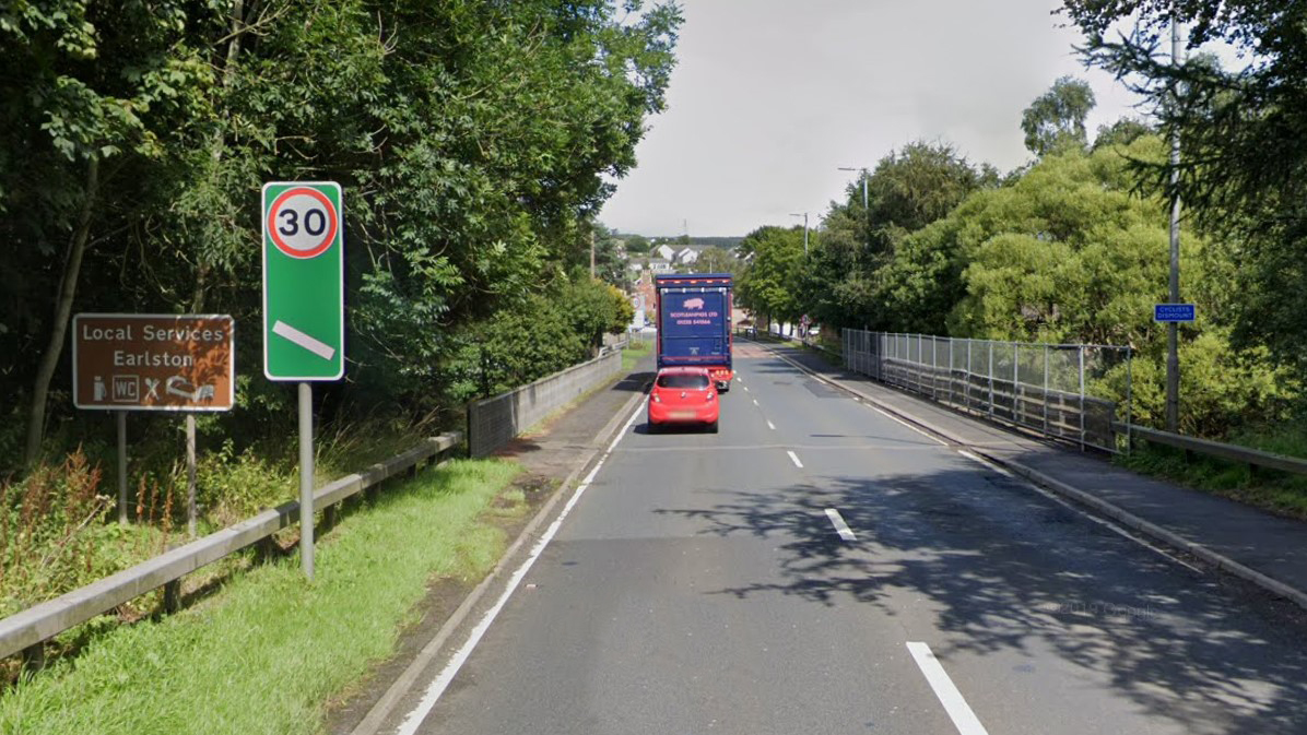 OVERNIGHT CLOSURES ON A68 FROM EARLSTON TO NATIONAL BORDER