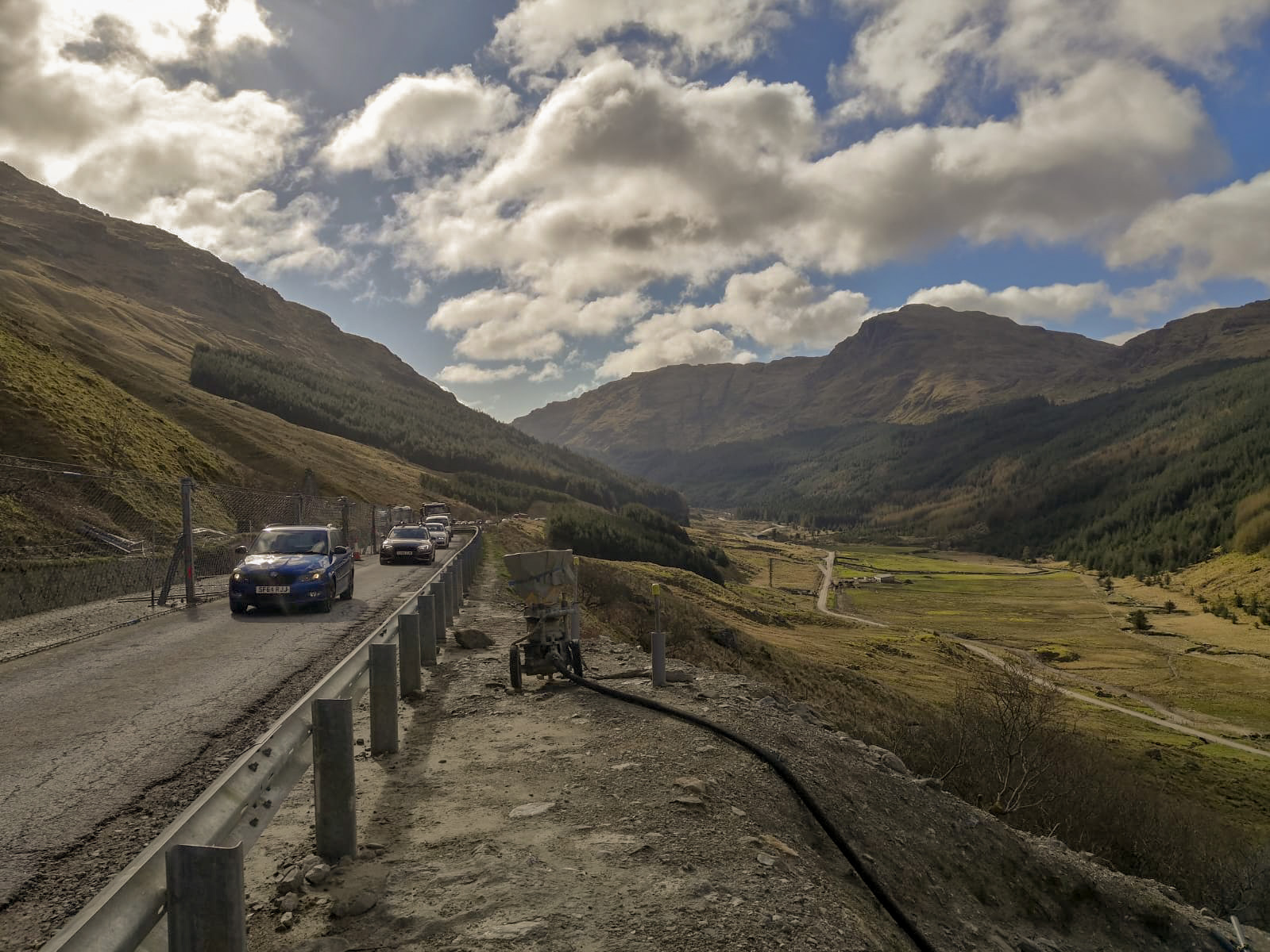A83 AT REST AND BE THANKFUL – TRAFFIC TO BE DIVERTED ONTO OLD MILITARY ROAD LOCAL DIVERSION ROUTE