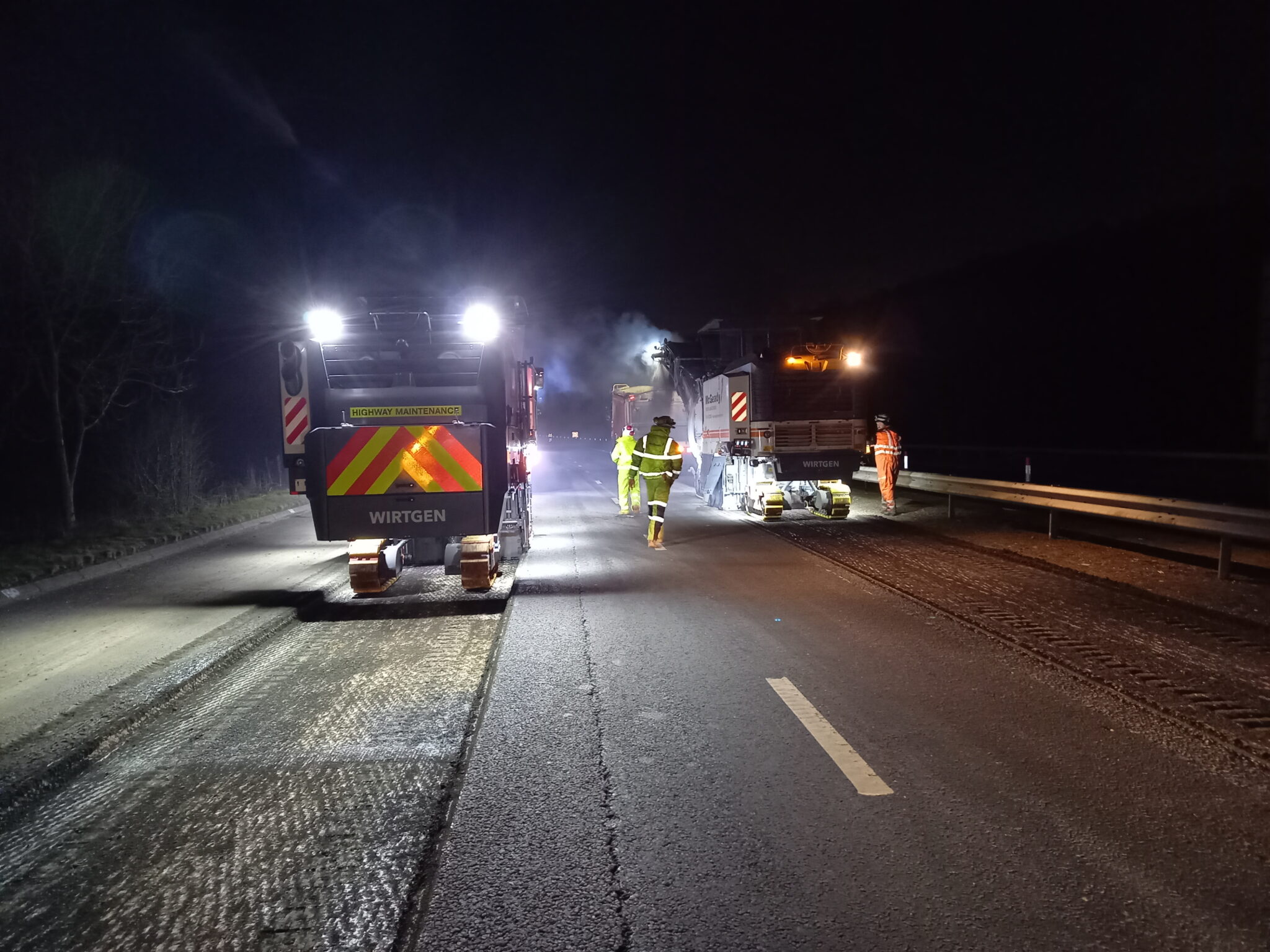 OVERNIGHT CLOSURES FOR RESURFACING WORKS ON A68