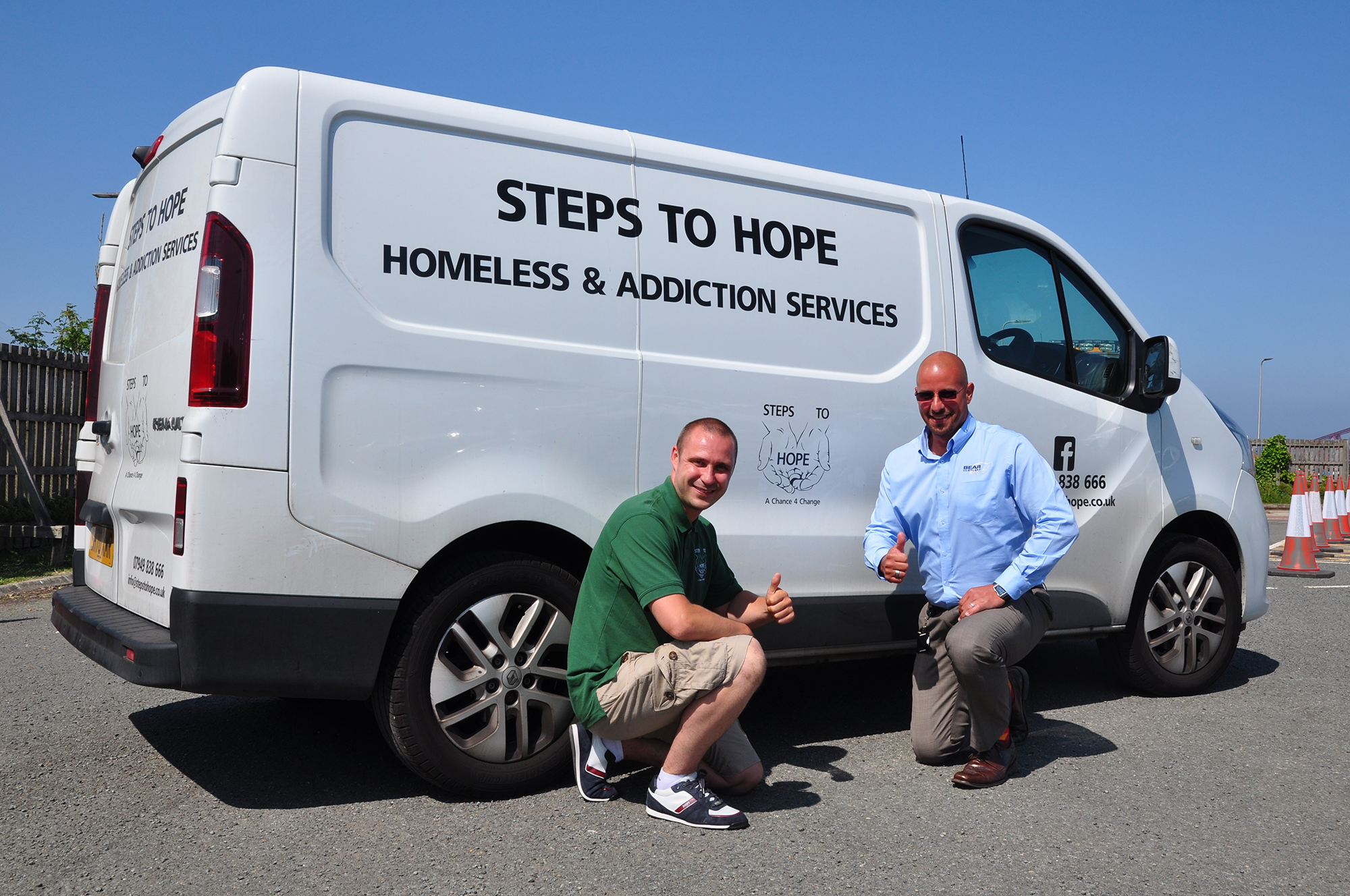 STEPS TO HOPE RECEIVES £1,000 DONATION FROM BEAR SCOTLAND