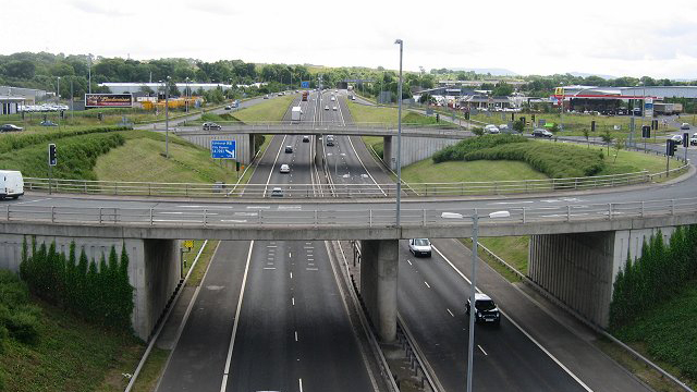 OVERNIGHT WORKS ON THE M9 NEWBRIDGE ROUNDABOUT