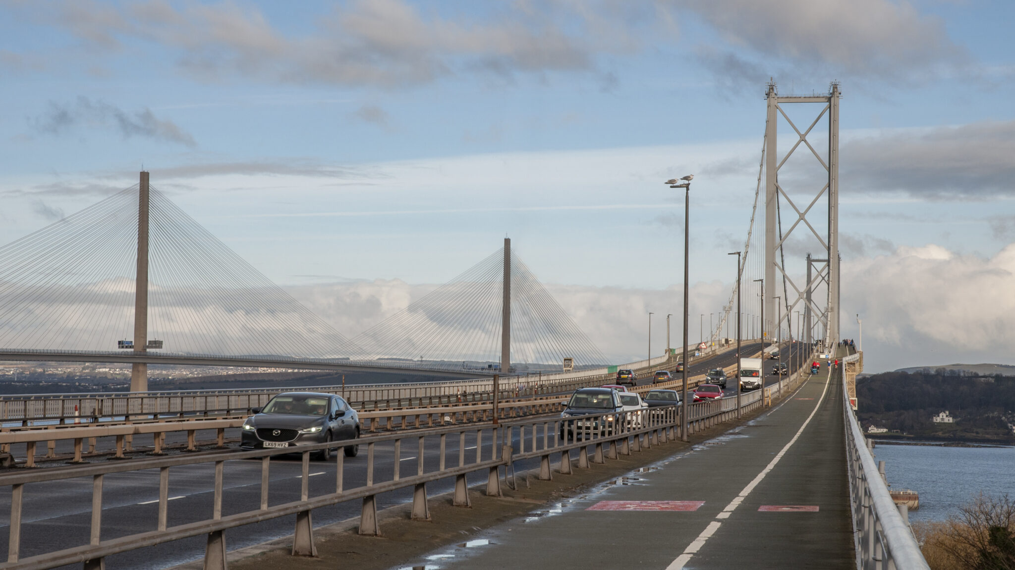 M90 DIVERSION TRIAL VIA FORTH ROAD BRIDGE