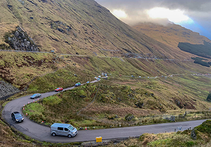 A83 REMAINS OPEN VIA OLD MILITARY ROAD