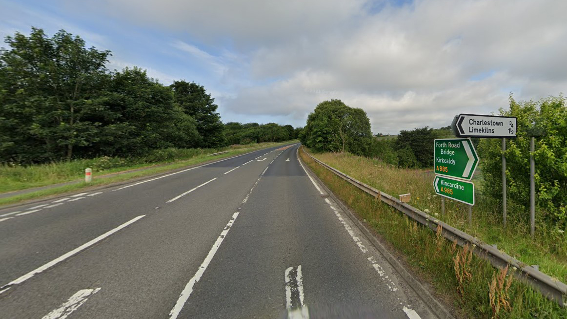 OVERNIGHT RESURFACING WORKS A985 WEST OF LIMEKILNS