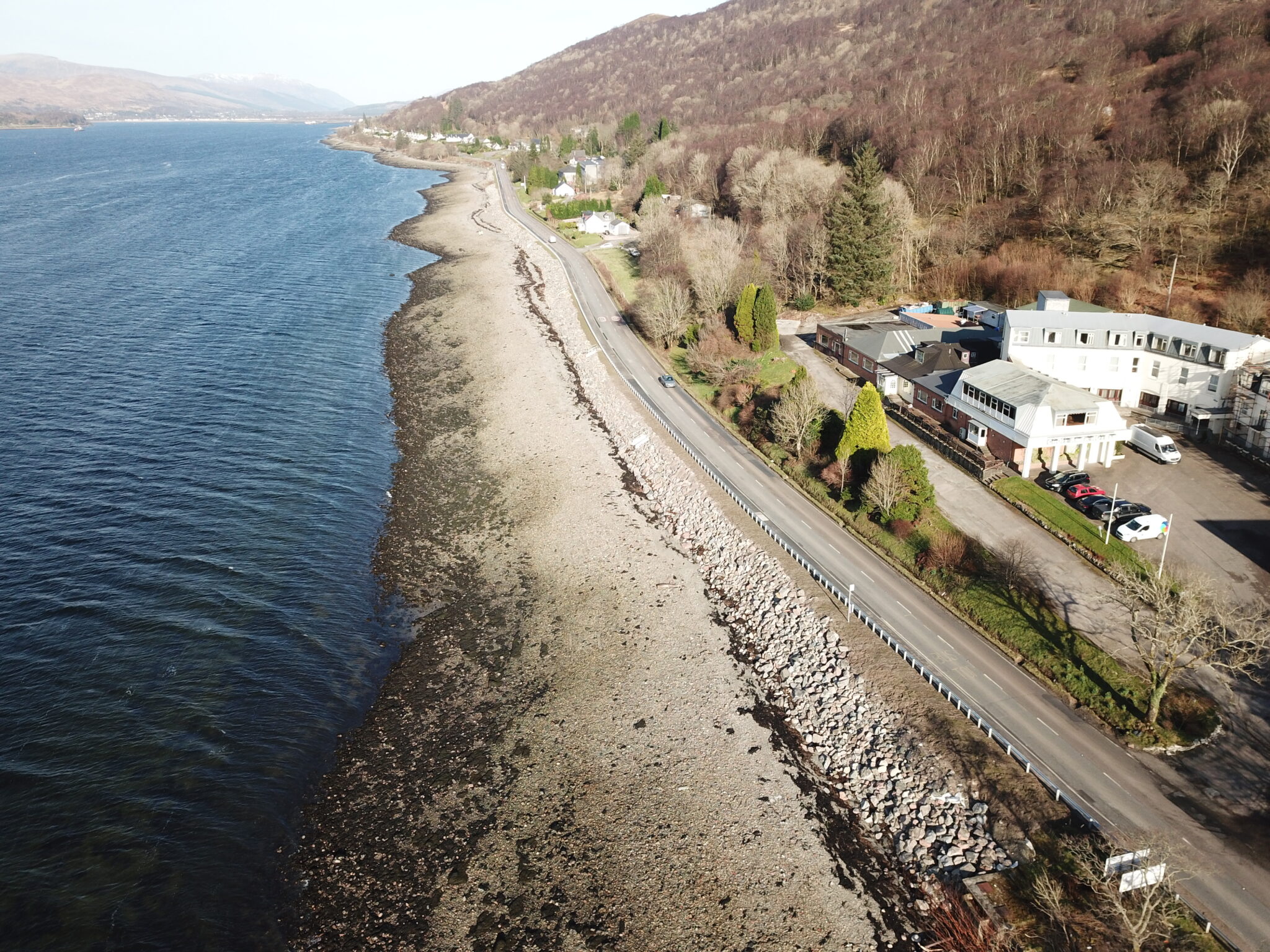 £1.7M COASTAL DEFENCE IMPROVEMENTS COMPLETED ON A82 ACHINTORE ROAD