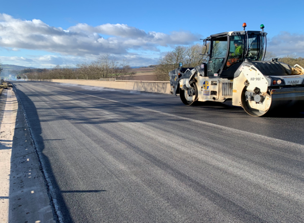 CONCRETE REPAIRS AND SURFACING IMPROVEMENTS TRIAL COMPLETED ON A90 BRECHIN BYPASS