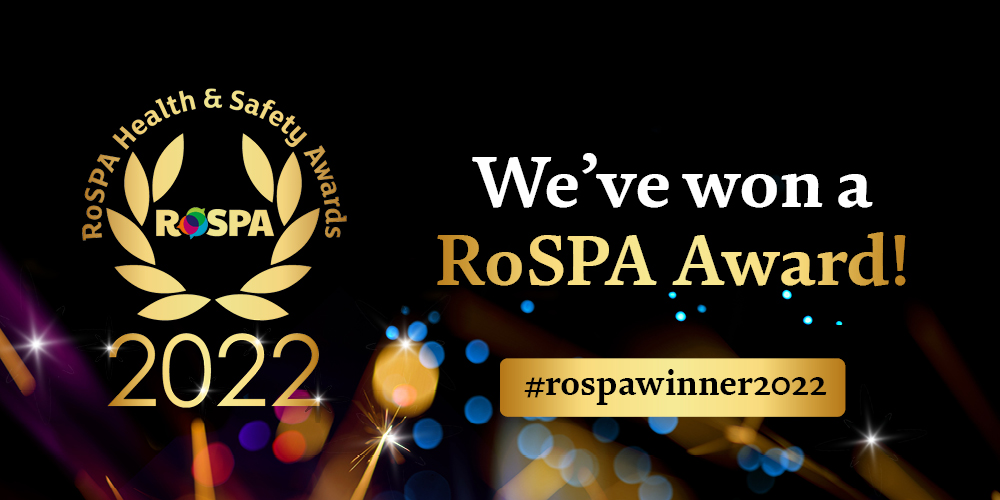 BEAR SCOTLAND RECEIVES ROSPA AWARD FOR HEALTH AND SAFETY ACHIEVEMENTS
