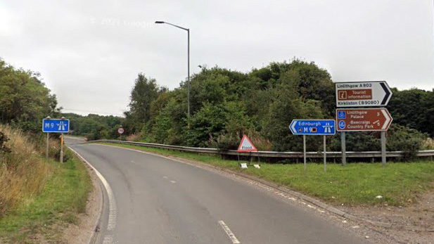 INVESTIGATION WORKS THE M9 JUNCTION 4 ON-SLIP SOUTHBOUND