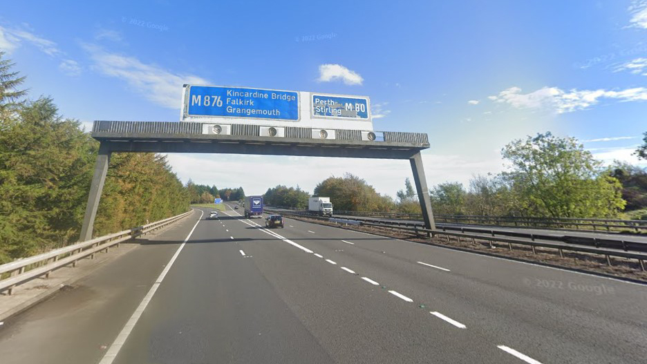 DRAINAGE UPGRADE WORKS ON THE M80 NEAR DENNY