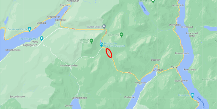 Old Military Road Diversion Continues for the A83 Rest and Be Thankful