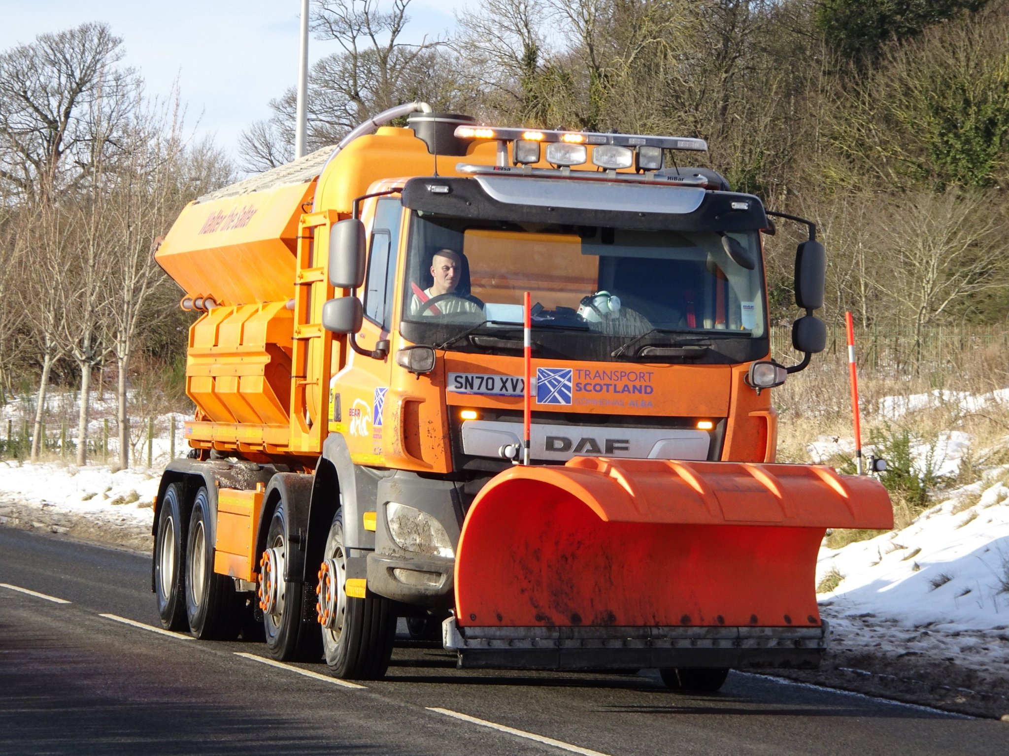 Winter Maintenance Service gets underway on A92 from Dundee to Arbroath