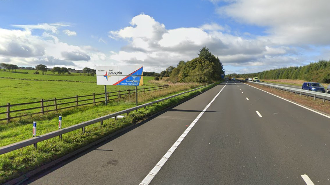 FENCING WORKS ON THE M8 WESTBOUND AT HARTHILL