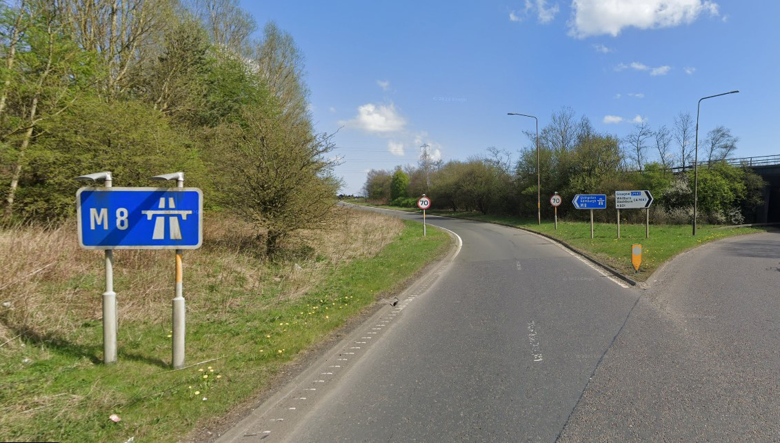 INSTALLING TRAFFIC LOOPS ON THE M8 AT JUNCTION 4 WHITBURN