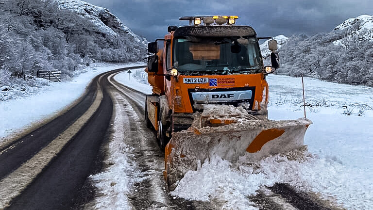 I CAME, I THAWED, I CONQUERED! BEAR SCOTLAND SET FOR WINTER SERVICE