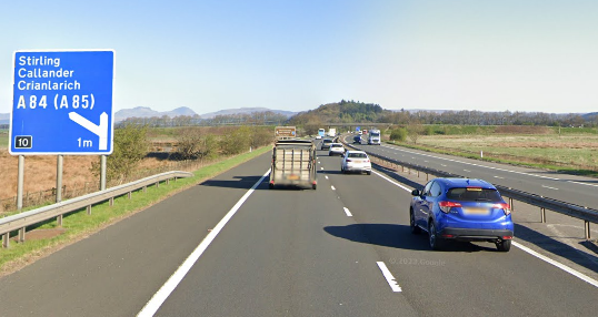 OVERNIGHT ROAD MARKING AND TRAFFIC LOOPS WORKS ON THE M9 NORTHBOUND
