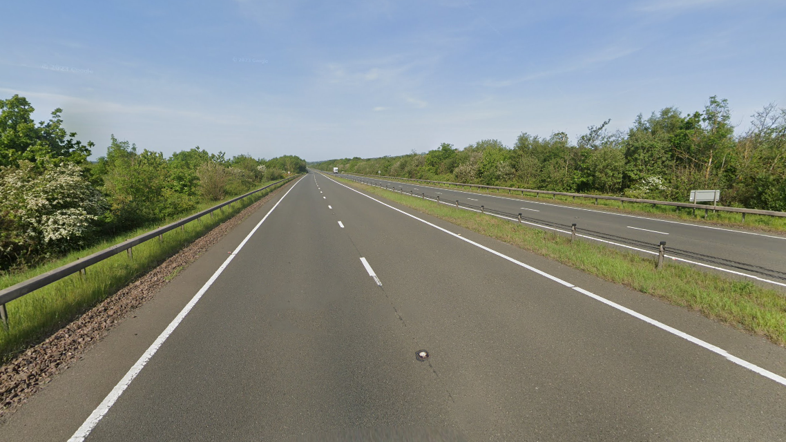 A1 NORTHBOUND RESURFACING NEAR EAST LINTON