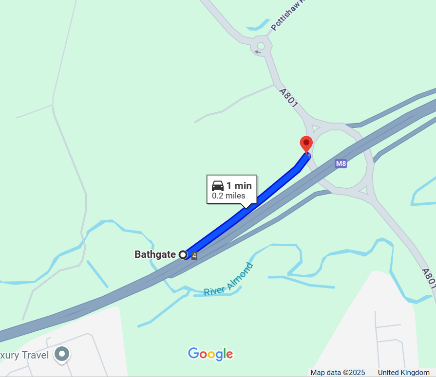 Overnight patching works on M8 eastbound Junction 4 off-slip