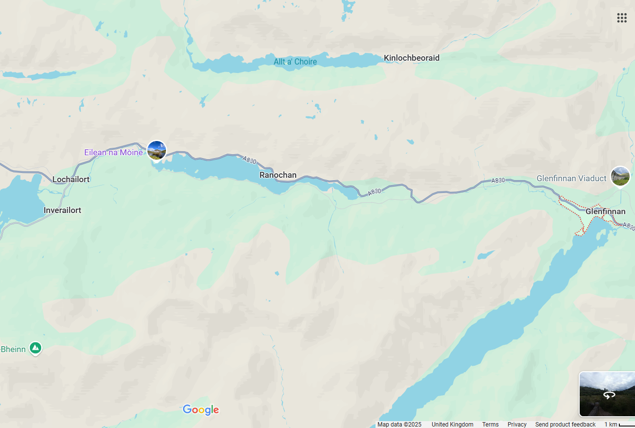 ESSENTIAL OVERNIGHT RESURFACING ON THE A830 FROM LOCHAILORT TO GLENFINNAN