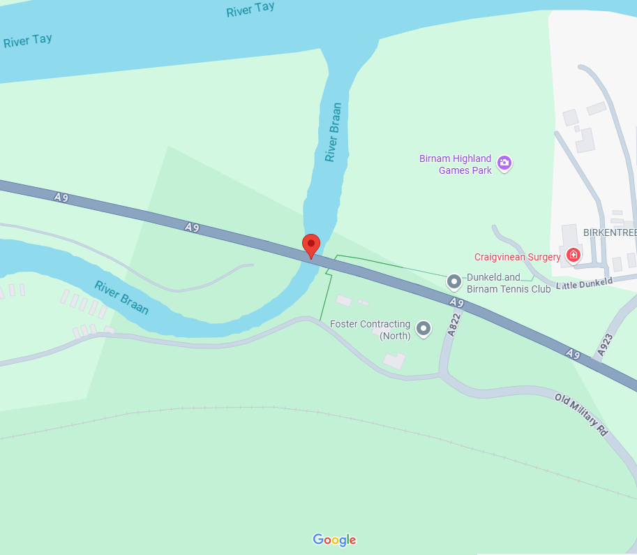 PHASE 2 OF ESSENTIAL WORKS ON A9 RIVER BRAAN BRIDGE BEGIN 25 AUGUST FOR TWO WEEKS