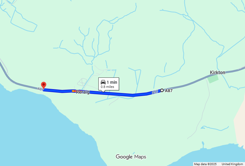 OVERNIGHT SURFACING ON THE A87 AT RERAIG