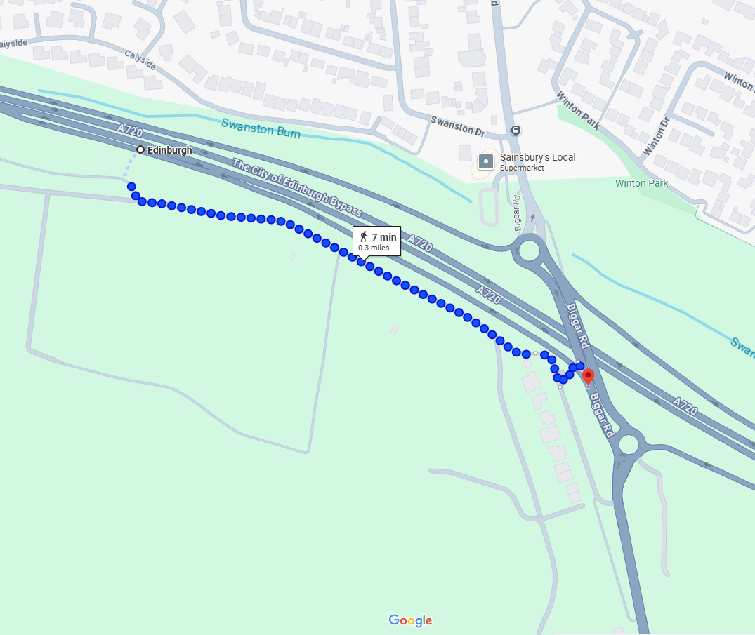 RESURFACING ON THE A720 EDINBURGH CITY BYPASS