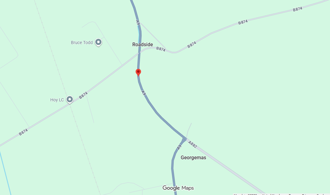 A9 RESURFACING WORKS AT ROADSIDE NEAR GEORGEMAS
