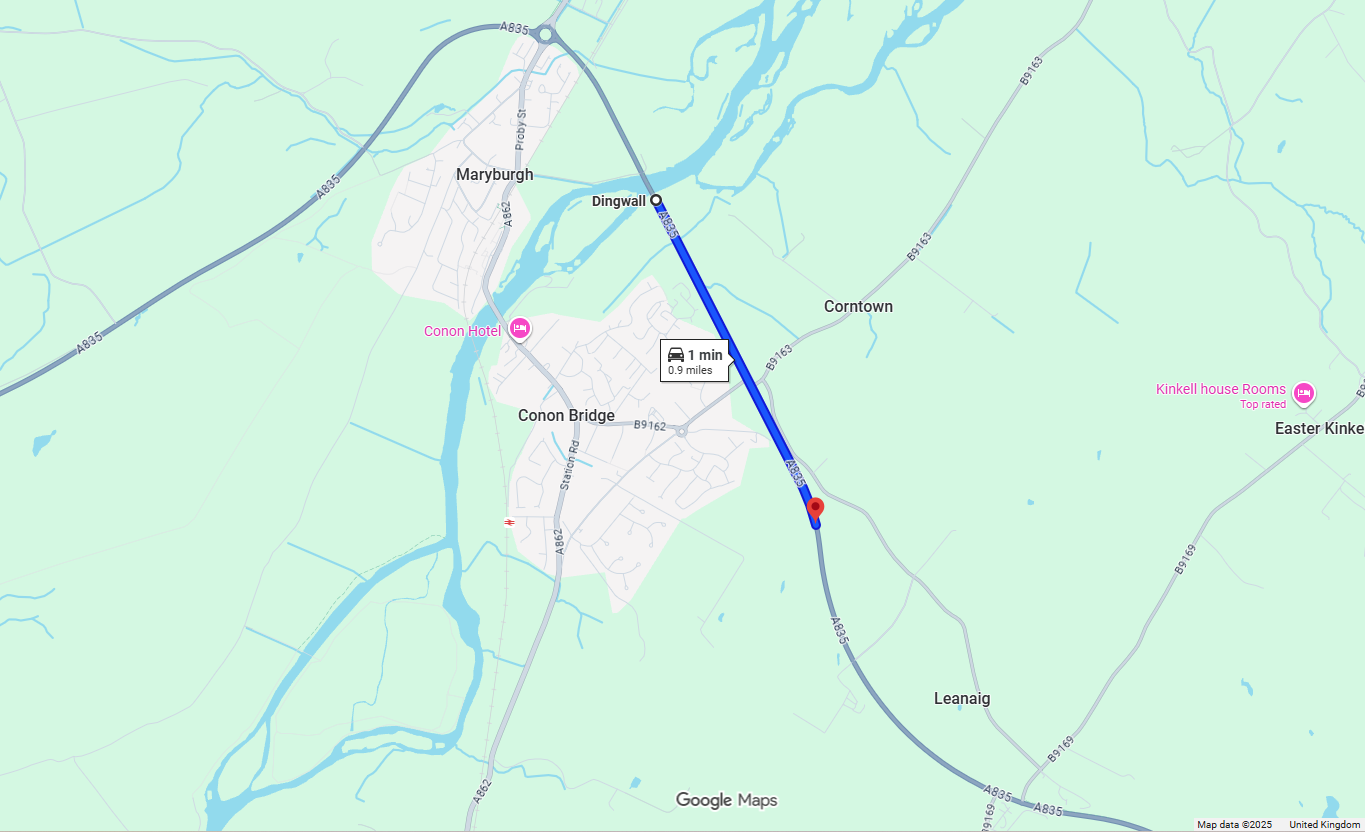 SURFACING IMPROVEMENTS AT TWO LOCATIONS ON THE A835 CONON BRIDGE