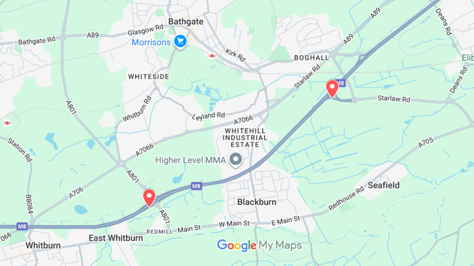 RESURFACING SLIP ROADS AT M8 JUNCTIONS 3A AND 4