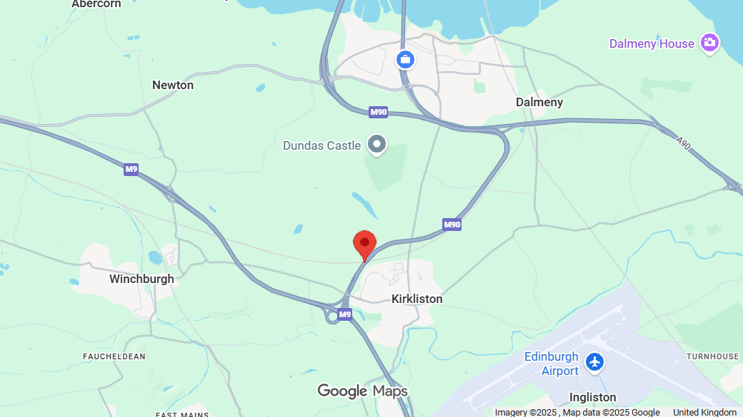 BRIDGE WORKS ON M90 NEAR KIRKLISTON