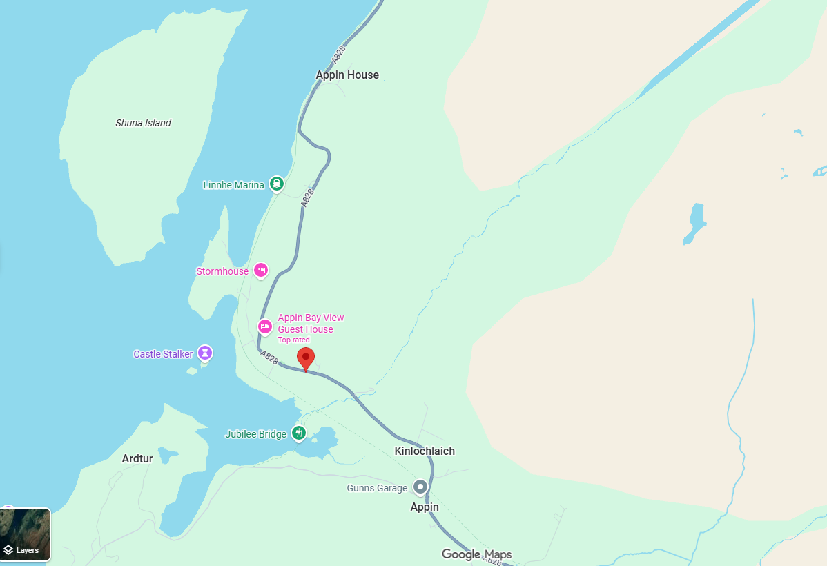 DRAINAGE IMPROVEMENT WORKS AT A828 ROSEBANK, APPIN, PORTNACROISH