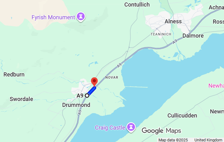 OVERNIGHT RESURFACING ON A9 NORTH OF EVANTON JUNCTION