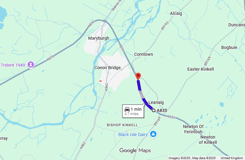 OVERNIGHT RESURFACING WORKS A835 KINKELL TO CONON