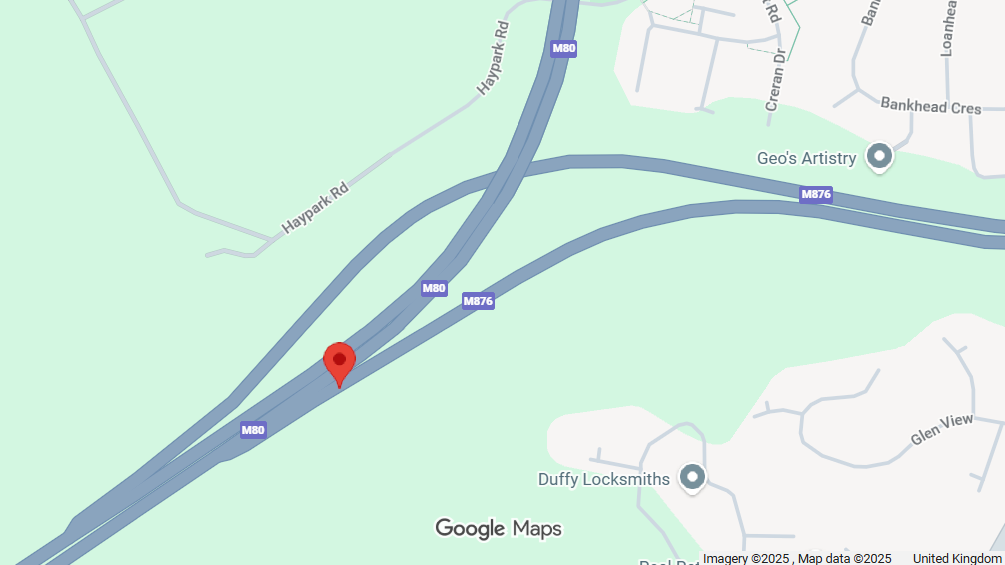 CARRIAGEWAY REPAIRS ON THE M876 SOUTHBOUND