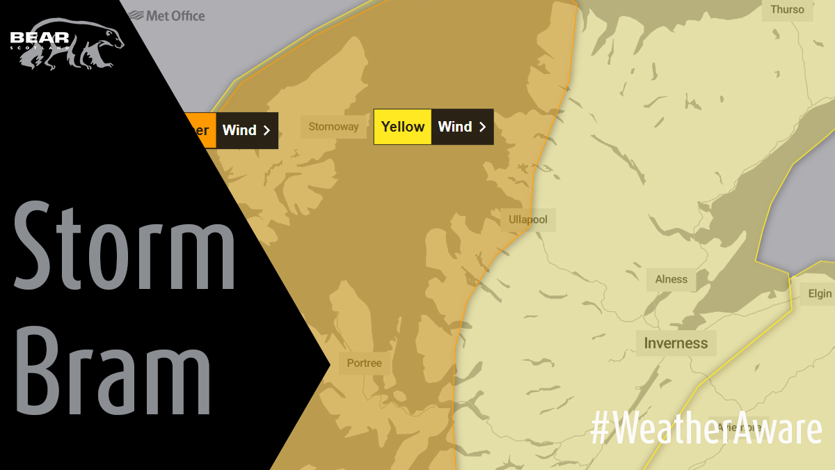 WORKS POSTPONED DUE TO STORM BRAM