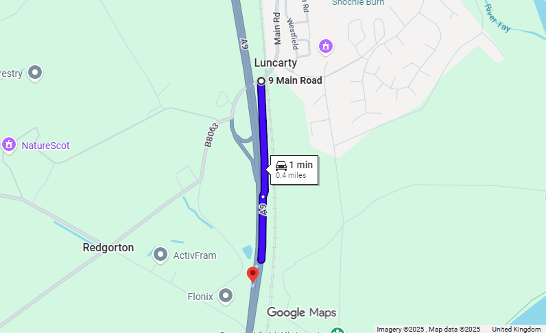 CARRIAGEWAY IMPROVEMENTS ON THE A9 SOUTH OF LUNCARTY