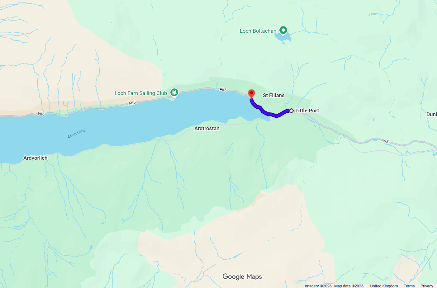 ESSENTIAL DRAINAGE REPAIRS ON A85 AT ST FILLANS