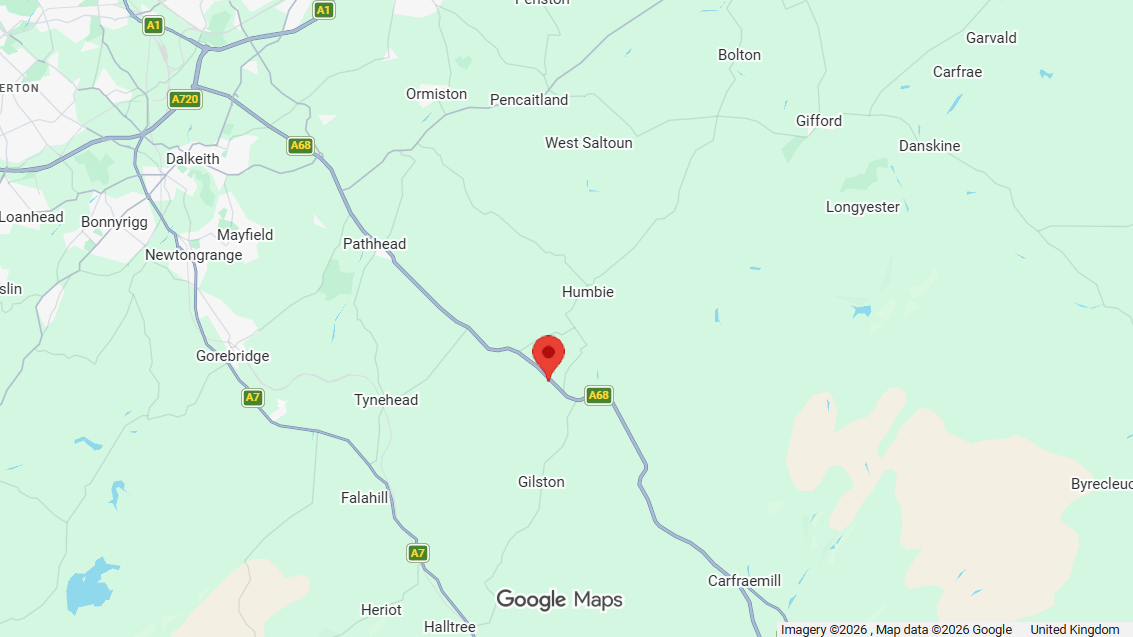 RESURFACING THE A68 SOUTH OF FALA