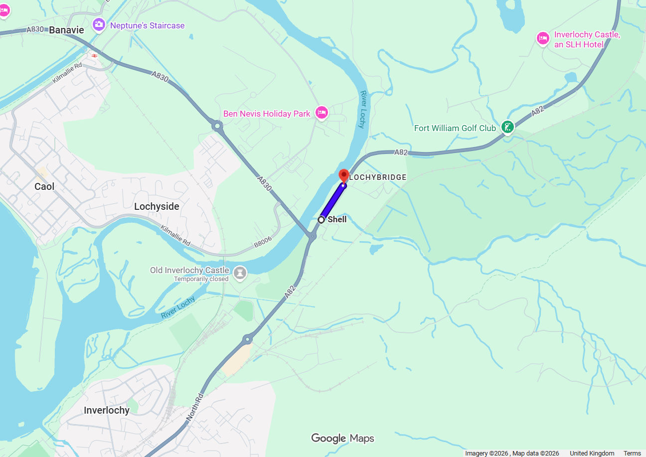 DRAINAGE IMPROVEMENT SCHEME ON A82 AT BEN NEVIS DISTILLERY IN FORT WILLIAM