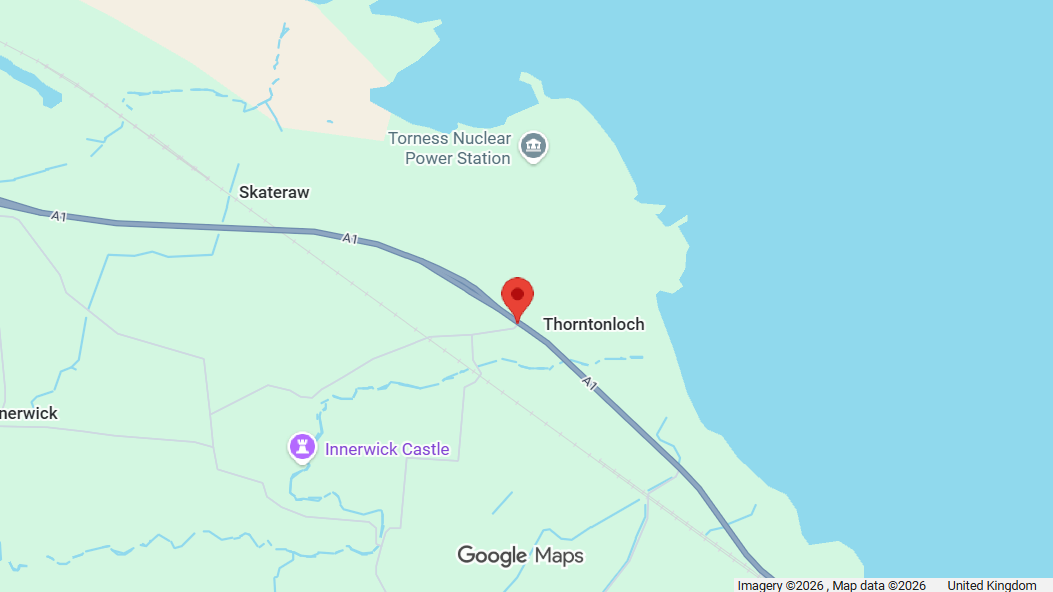 DIESEL SPILL ON A1 NEAR THORNTONLOCH