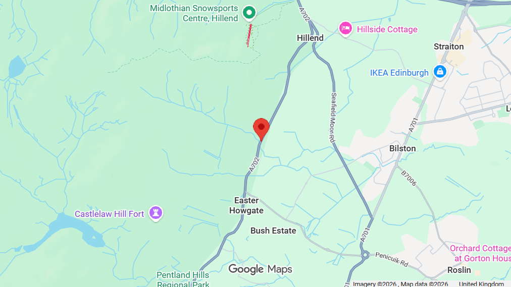 OVERNIGHT RESURFACING ON THE A702 AT BOGHALL