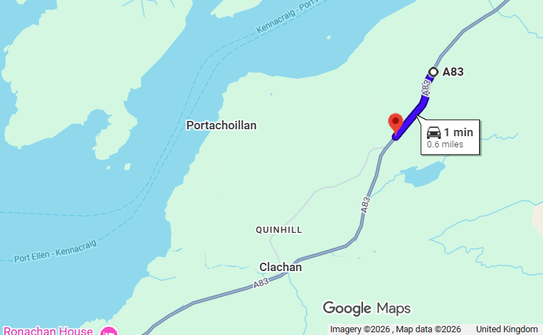 OVERNIGHT RESURFACING ON THE A83 NORTH OF CLACHAN
