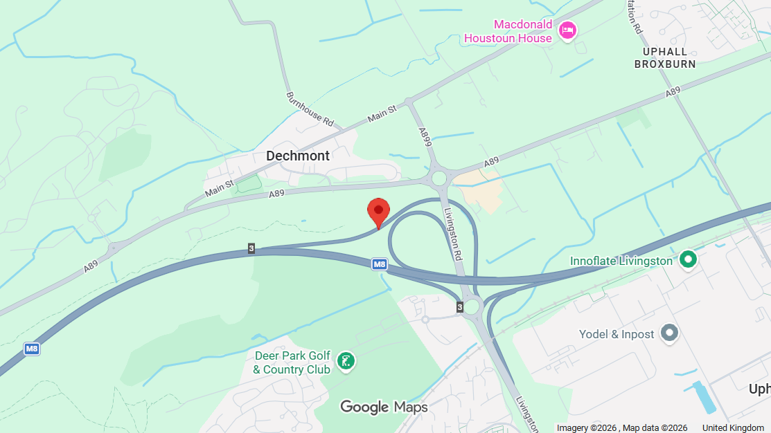 RESURFACING WORKS AT M8 JUNCTION 3 EASTBOUND