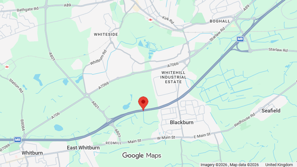 RESURFACING WORKS AT M8 EAST WHITBURN WESTBOUND