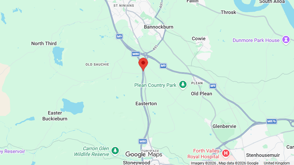 RESURFACING WORKS AT M9/M80 JUNCTION 9 SOUTHBOUND