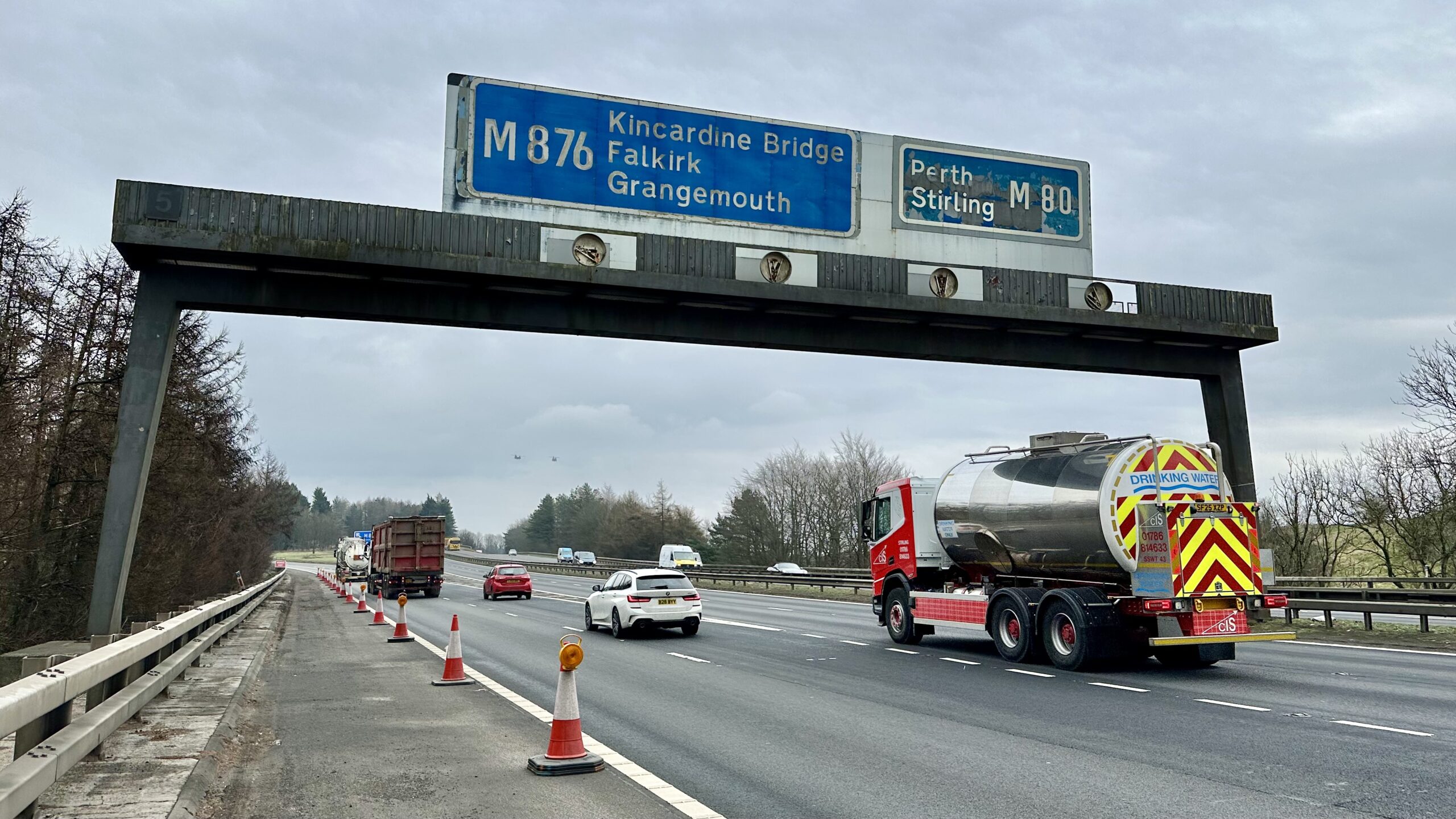 MAJOR WORKS ON THE M80 FROM APRIL TO JULY
