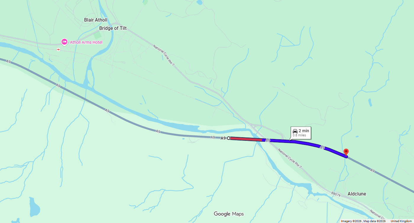 RESURFACING ON THE A9 SOUTH OF BLAIR ATHOLL