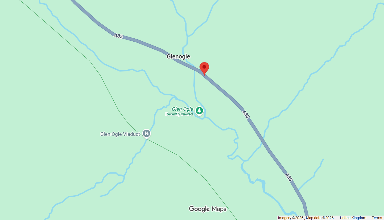 TREE REMOVAL ON A85 AT ALLT AN DEABHTAICH RETAINING WALL, NEAR LOCHEARNHEAD