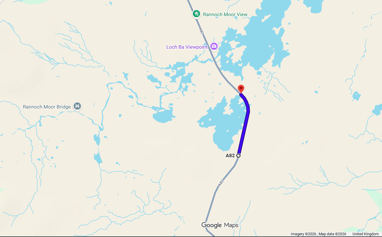 RESURFACING WORKS AT A82 RANNOCH MOOR