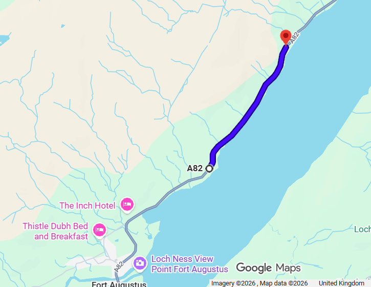 RESURFACING WORKS ON A82 NORTH OF FORT AUGUSTUS